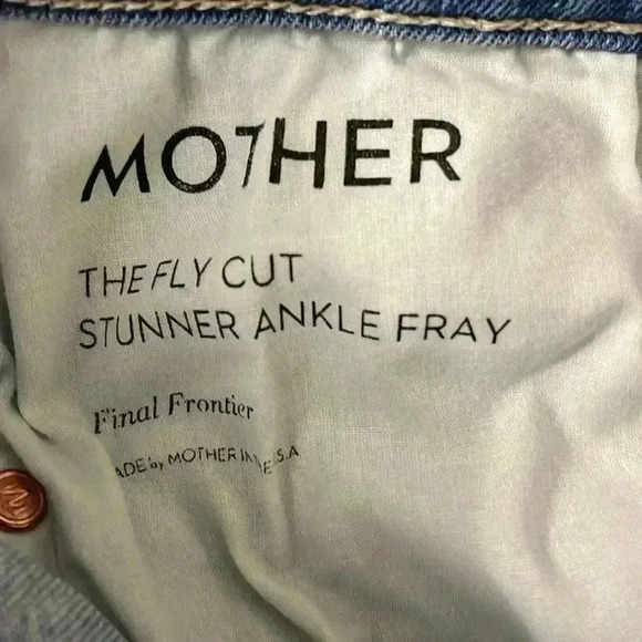 MOTHER The Flycut Stunner Ankle Fray in Final Frontier Size 26 - Picture 7 of 7